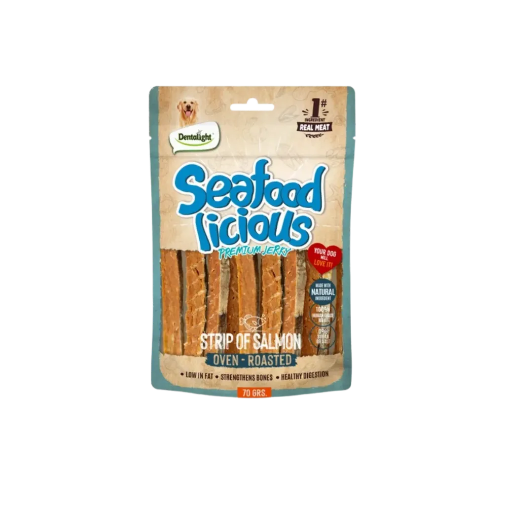 Dentalight Seafood Licious Premium Jerky - 70g