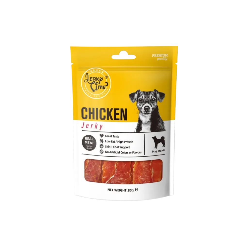 Jerky Time Chicken Real Meat Dog Treat - 80g