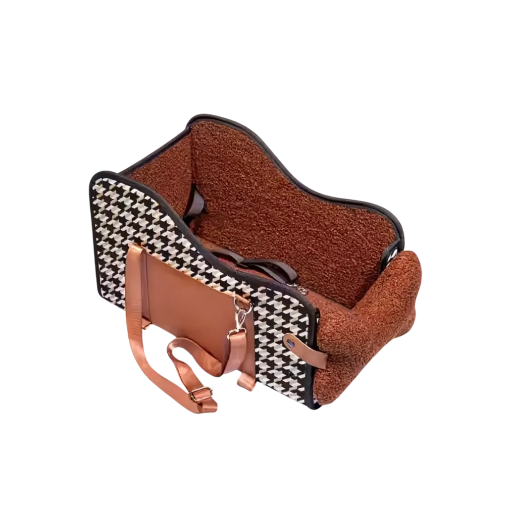 2-in-1 Center Console Dog Car Seat & Carrier
