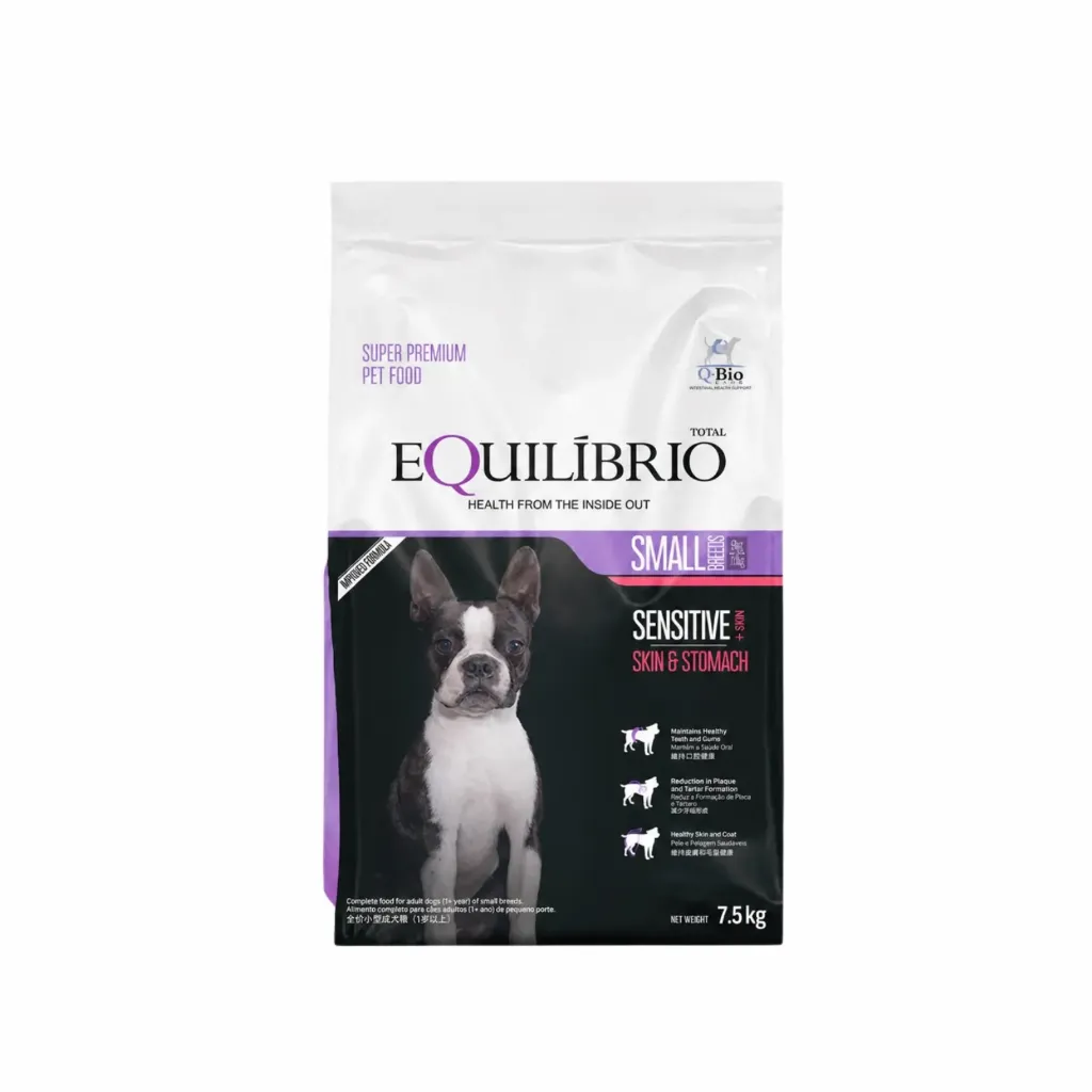 Equilibrio Small Breeds Adult Sensitive Skin and Stomach - 7.5kg