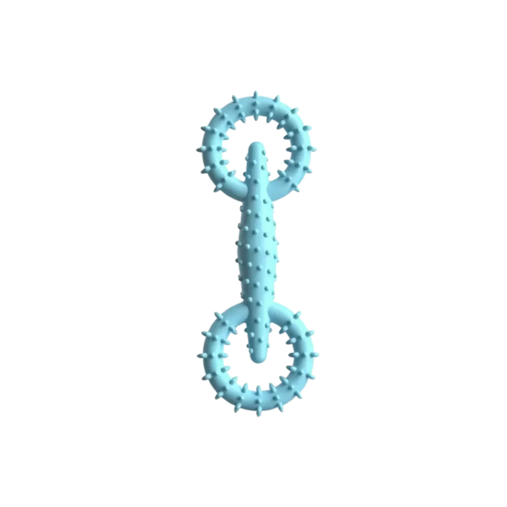 Penny Paws Spiky Double Ring Pet Chew