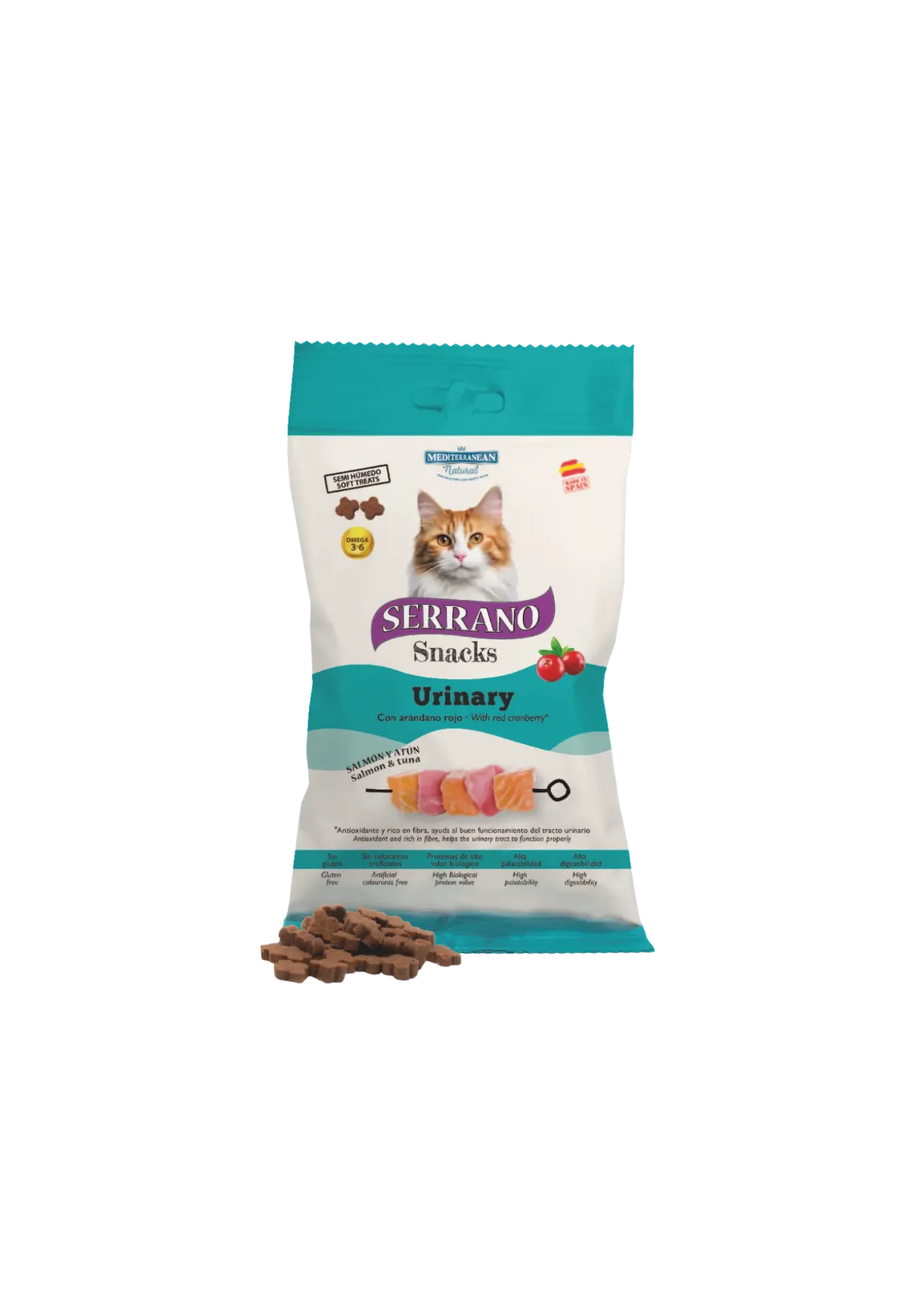 Mediterranean Natural Serrano Snacks Cat Treat - 50g (Urinary Salmon & Tuna)