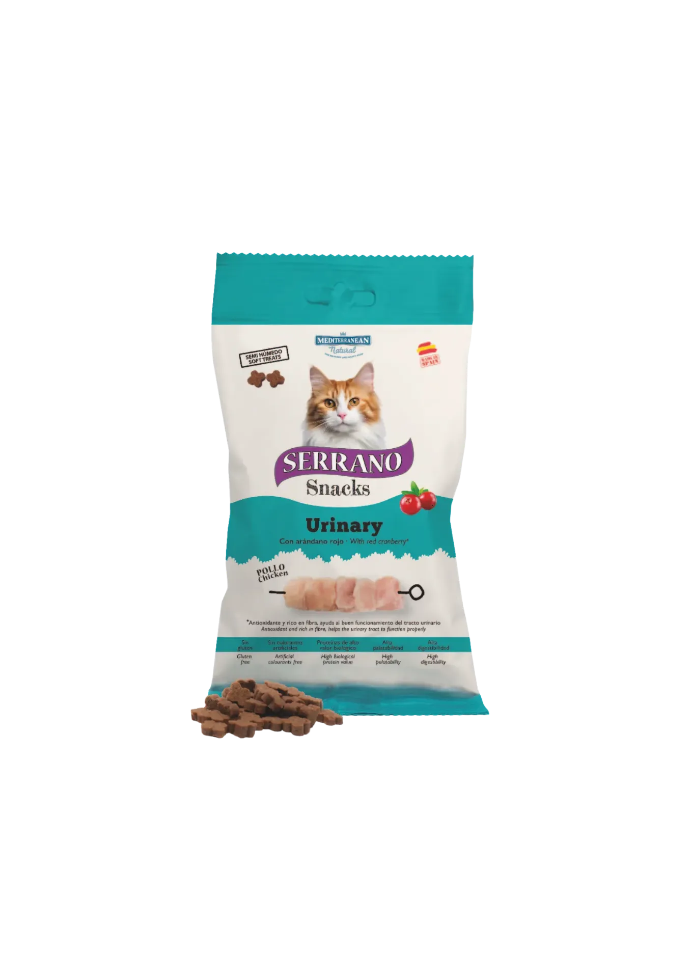 Mediterranean Natural Serrano Snacks Cat Treat - 50g