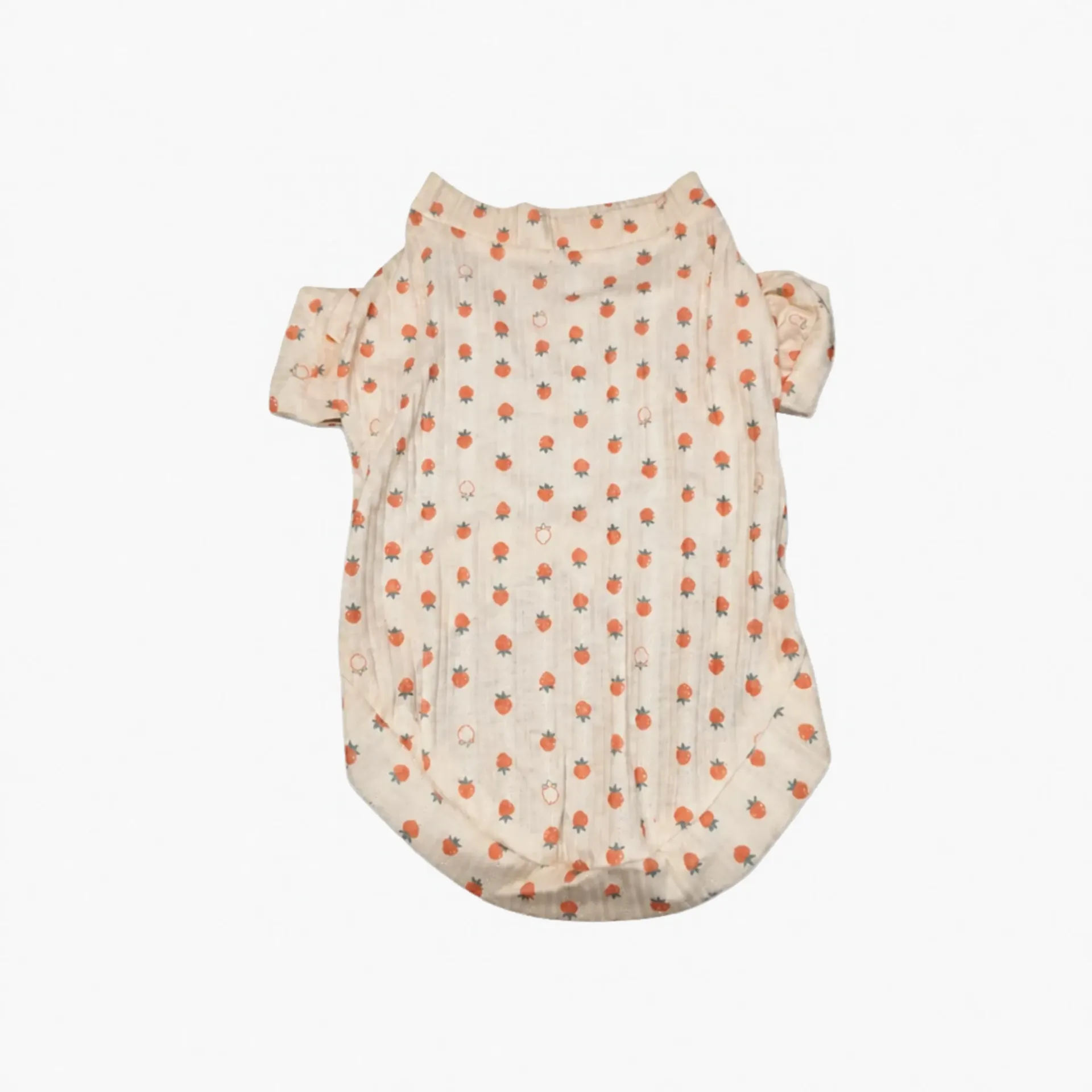 Penny Paws Knitted Strawberry Pattern Pet Shirt
