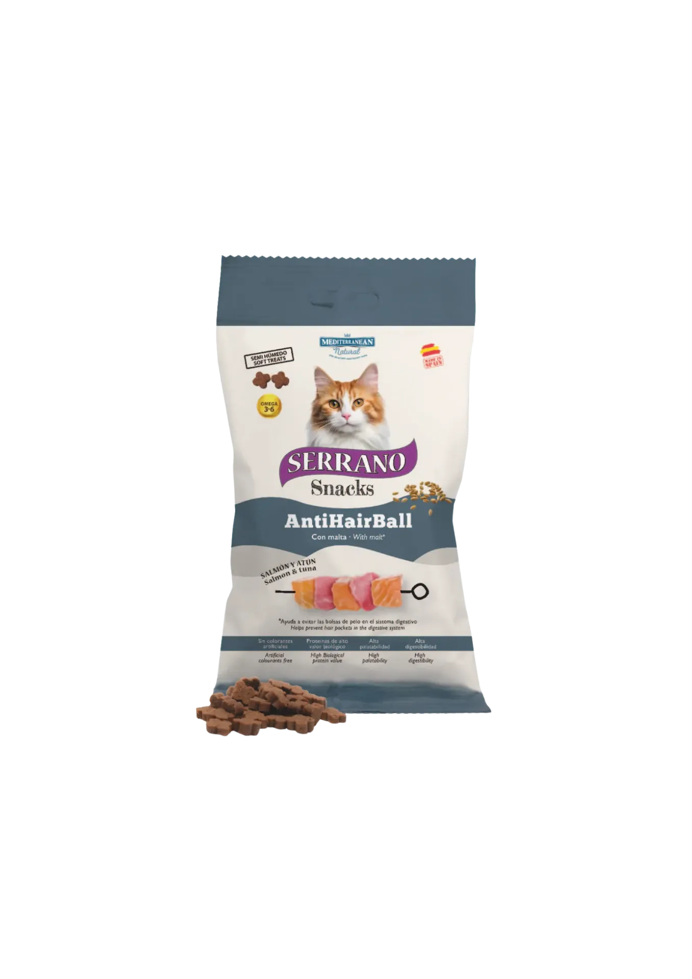 Mediterranean Natural Serrano Snacks Cat Treat - 50g