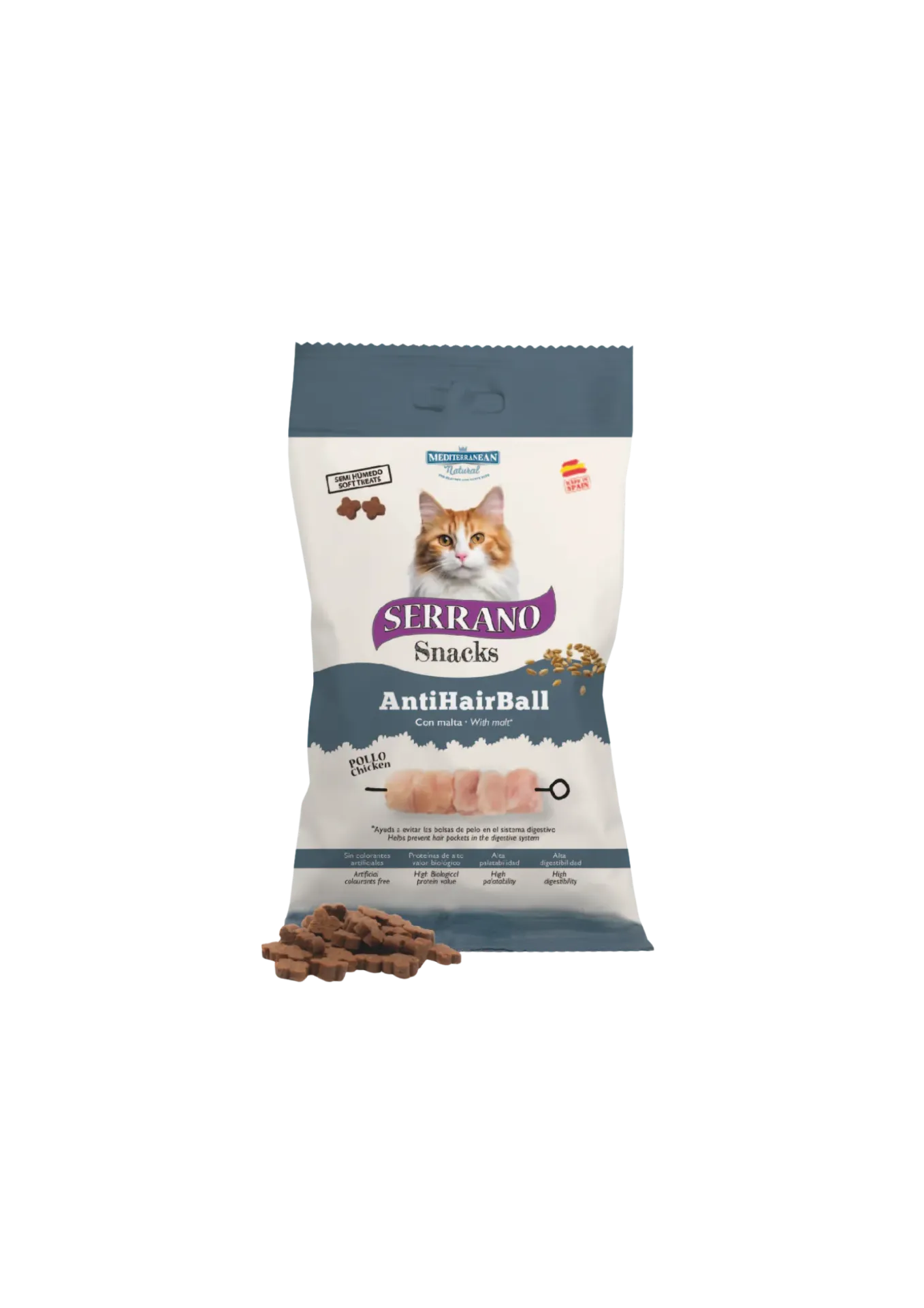 Mediterranean Natural Serrano Snacks Cat Treat - 50g