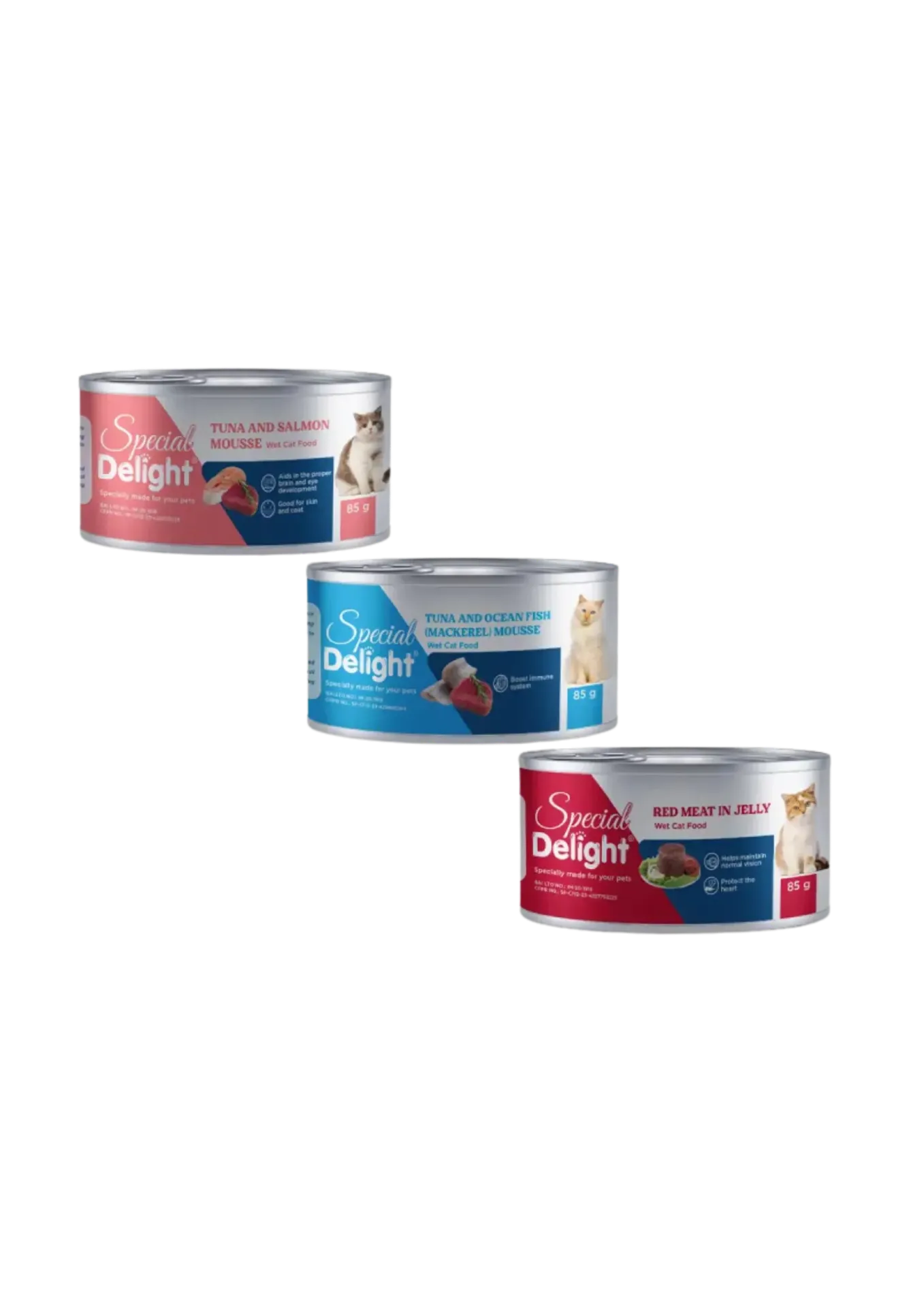 Special Delight Adult Cat Canned Food - 85g (Red Meat in Jelly)