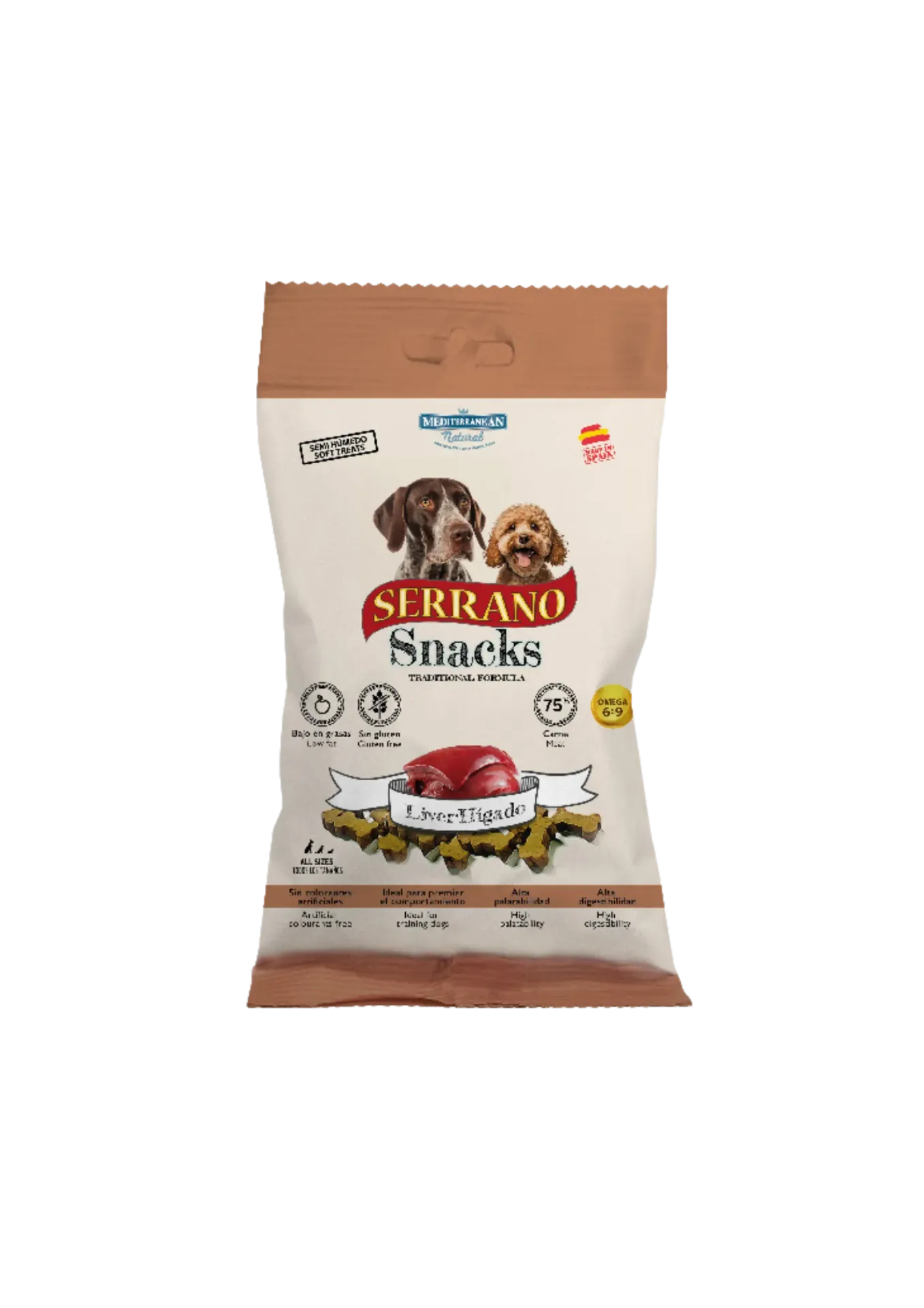 Mediterranean Natural Serrano Snacks - 100g