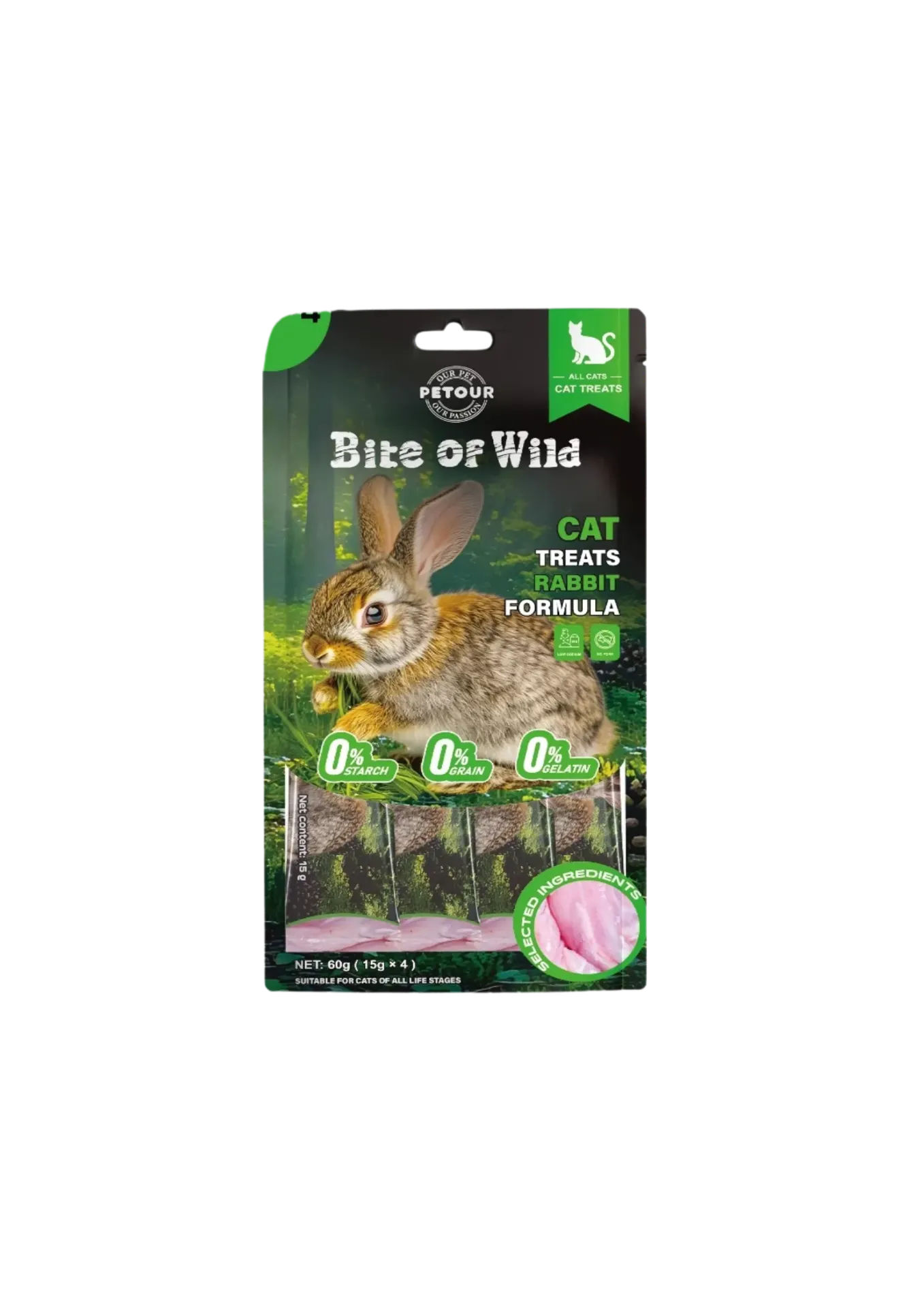 Bite of Wild Cat Treats - 15gx4