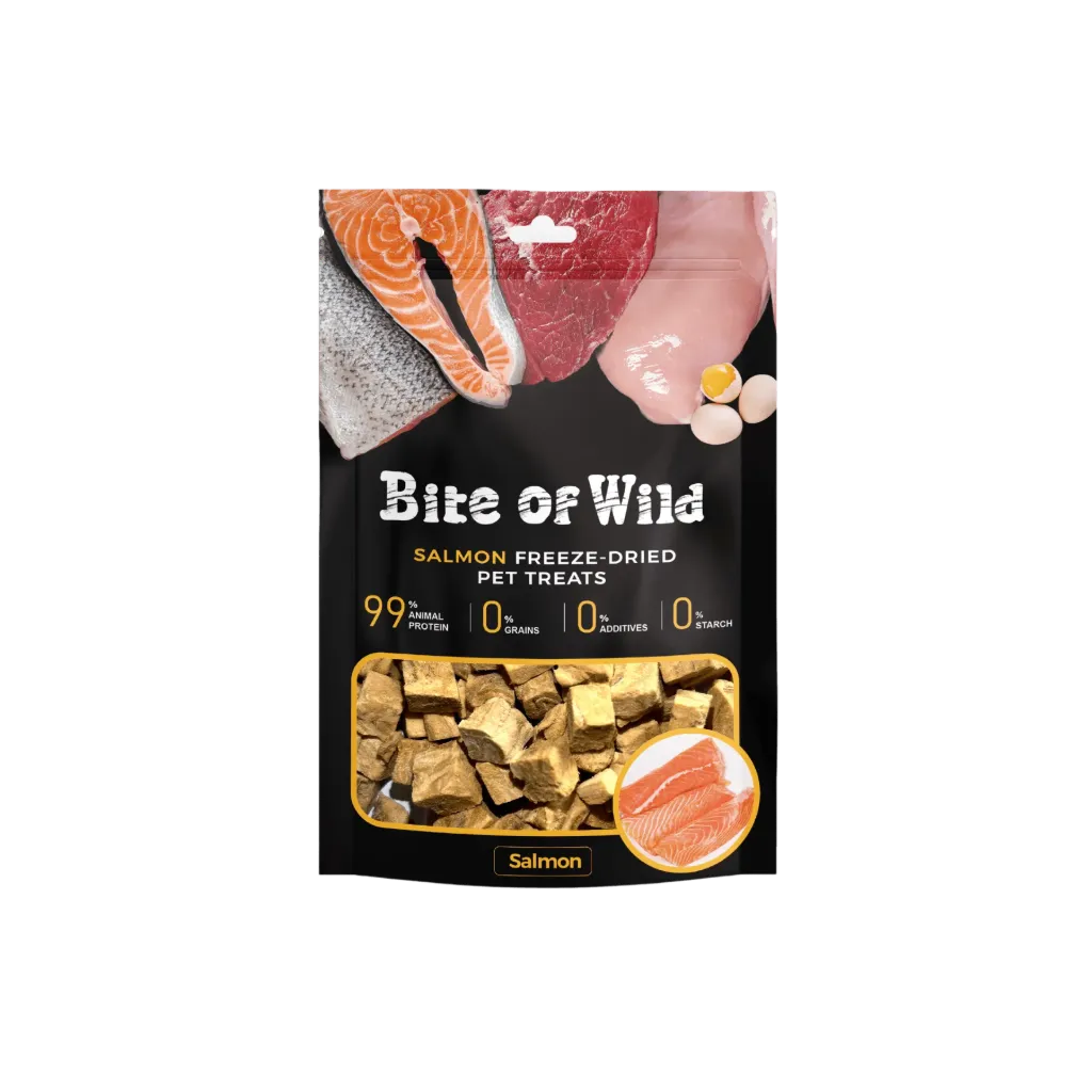 Bite of Wild Freeze Dried Treats - 40g (Salmon)